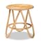 Baxton Studio 15.7 W, 15.7 L, 17.7 H, Polished Natural Rattan, Natural Brown 211-12748-ZORO - alternate 5